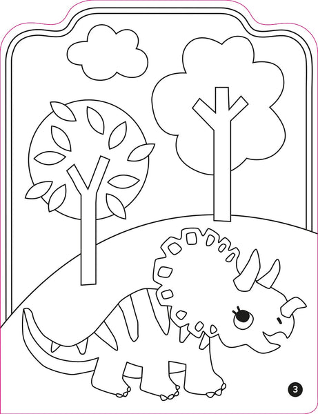 My Favourite  Dinosaur Colouring