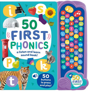 50 First Phonics Sound Book A Listen and Learn Sound Book