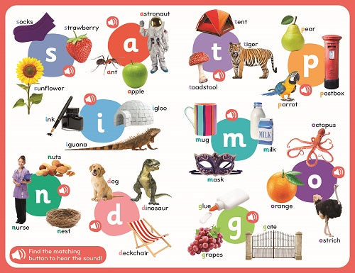 50 First Phonics Sound Book A Listen and Learn Sound Book