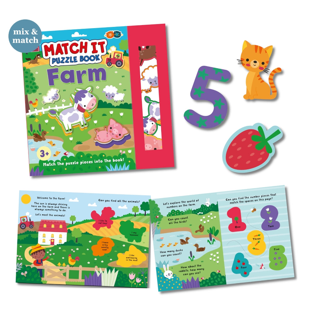 Farm Match It Puzzle Activity Board