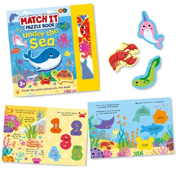 Under the Sea Match It Puzzle Activity Board