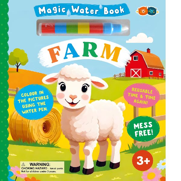 Farm Magic Water Activity Book