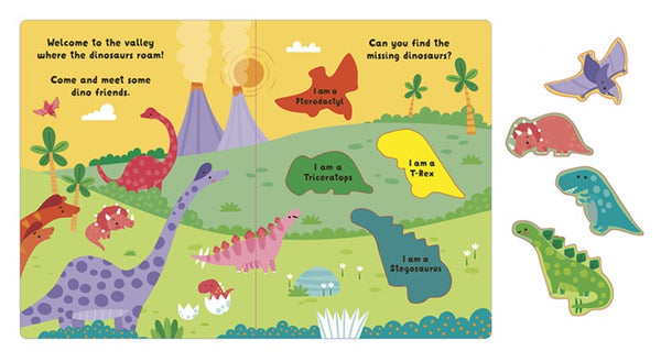Dinosaur Match It Puzzle Book Activity Board
