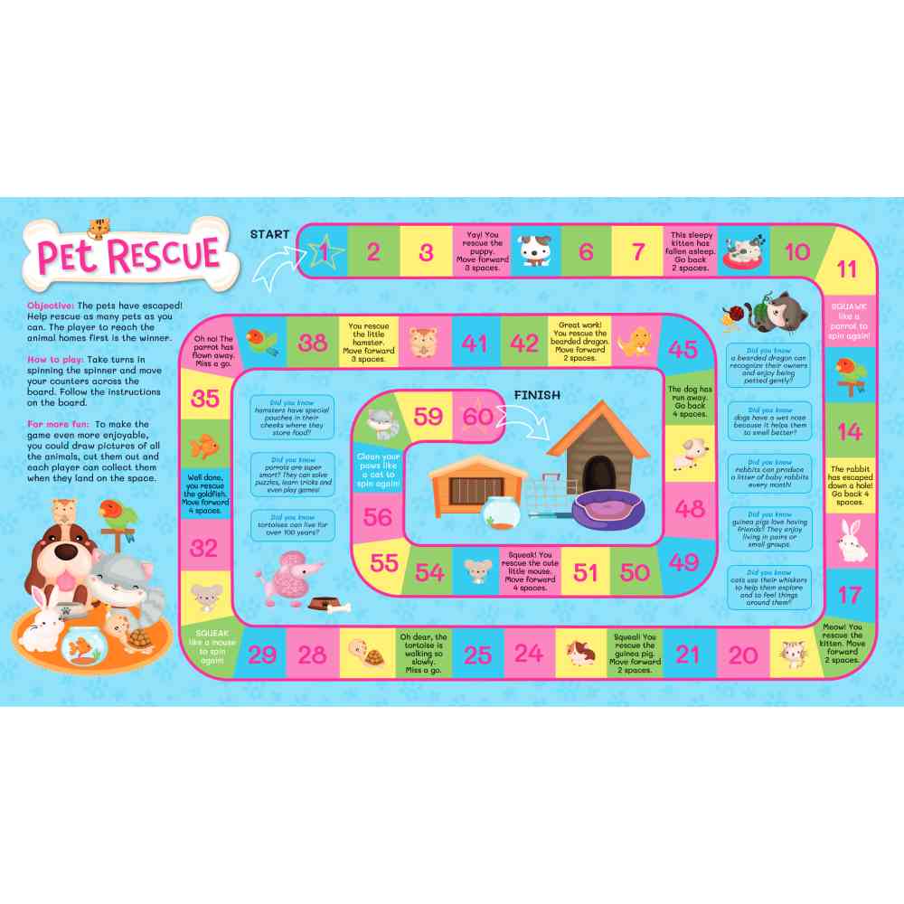 Spin Read and Play   Book Of Animal Games
