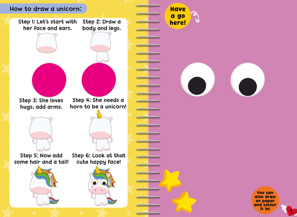 Draw Learn & Play - Unicorn & Friends
