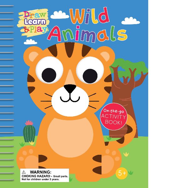 Draw Learn & Play - Wild Animals AVAILABLE 18TH MARCH