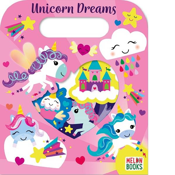 Unicorn Dreams Die Cut Board