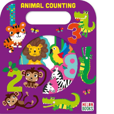 Animal Counting Die Cut Board