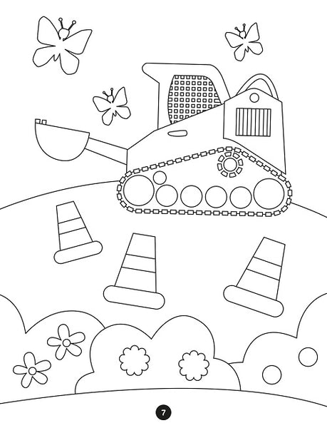 My Favourite Diggers Bumper Colouring Book