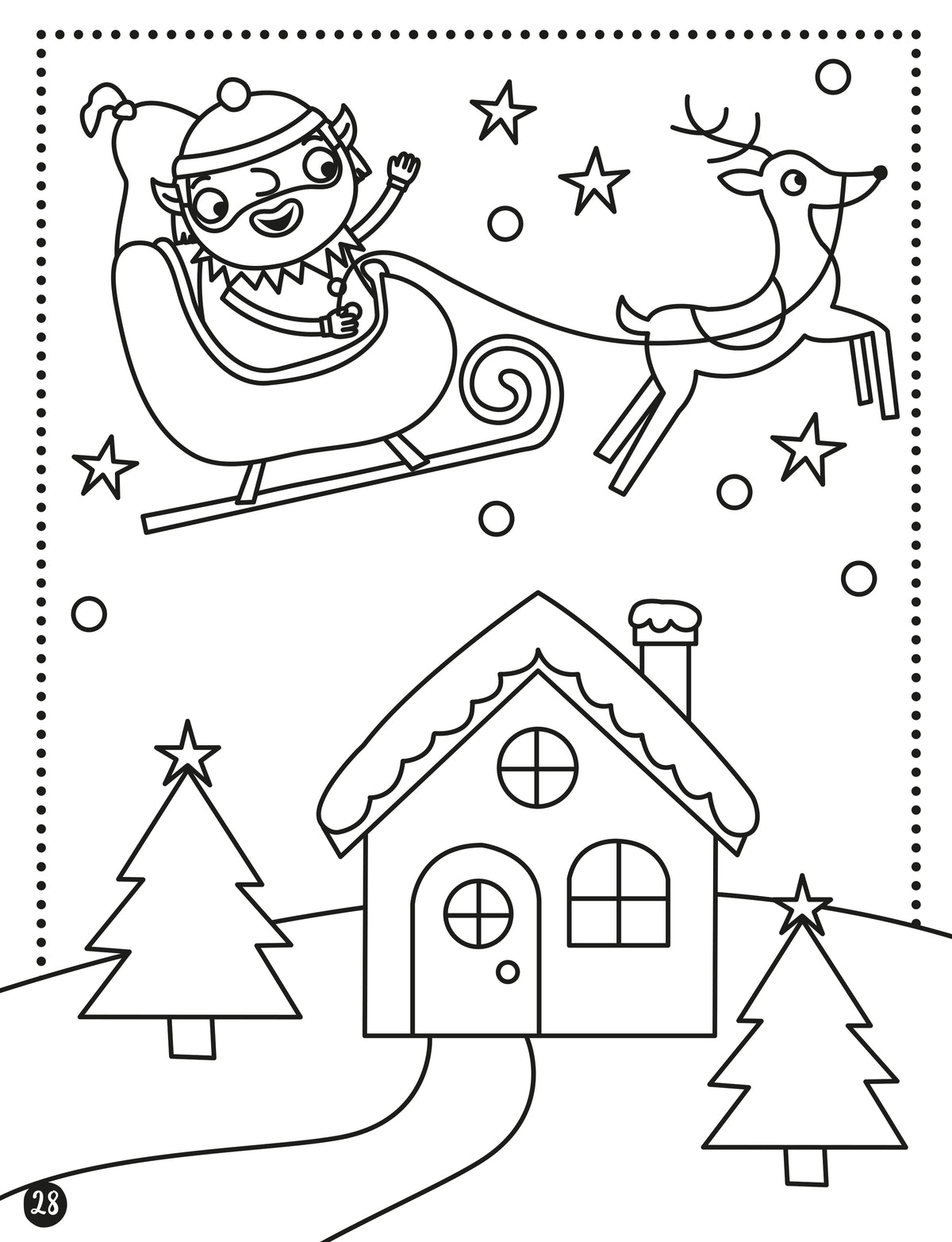 Little Adventures Christmas Sticker Activity Book