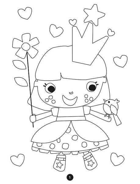 My Favourite Princess Bumper Colouring