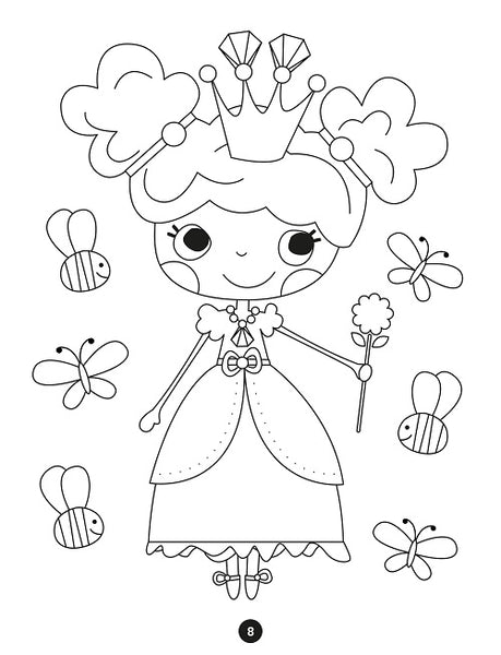 My Favourite Princess Bumper Colouring