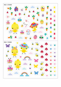 Easter Sticker Scene Fun