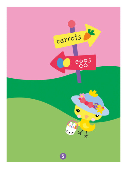 Easter Sticker Scene Fun