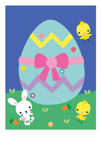 Easter Sticker Scene Fun