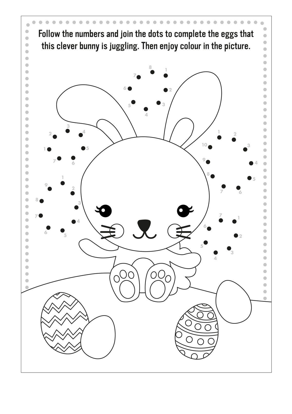 Happy Easter Dot To Dot