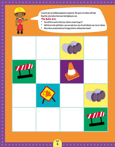 Cool Diggers Super Sticker Activity