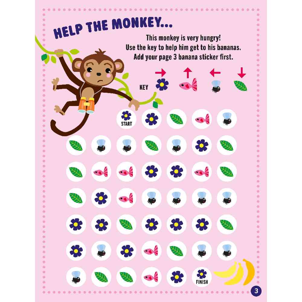 Little Adventures Jungle Explorer Sticker Book