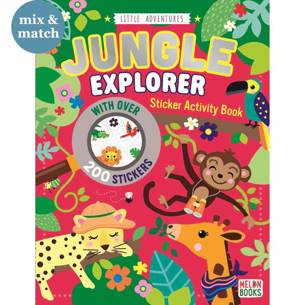 Little Adventures Jungle Explorer Sticker Book