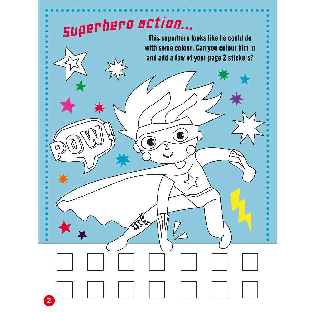 Little Adventures Superhero Sticker