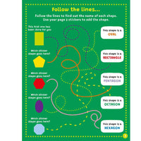 Little Adventures My First Shapes & Colours Sticker