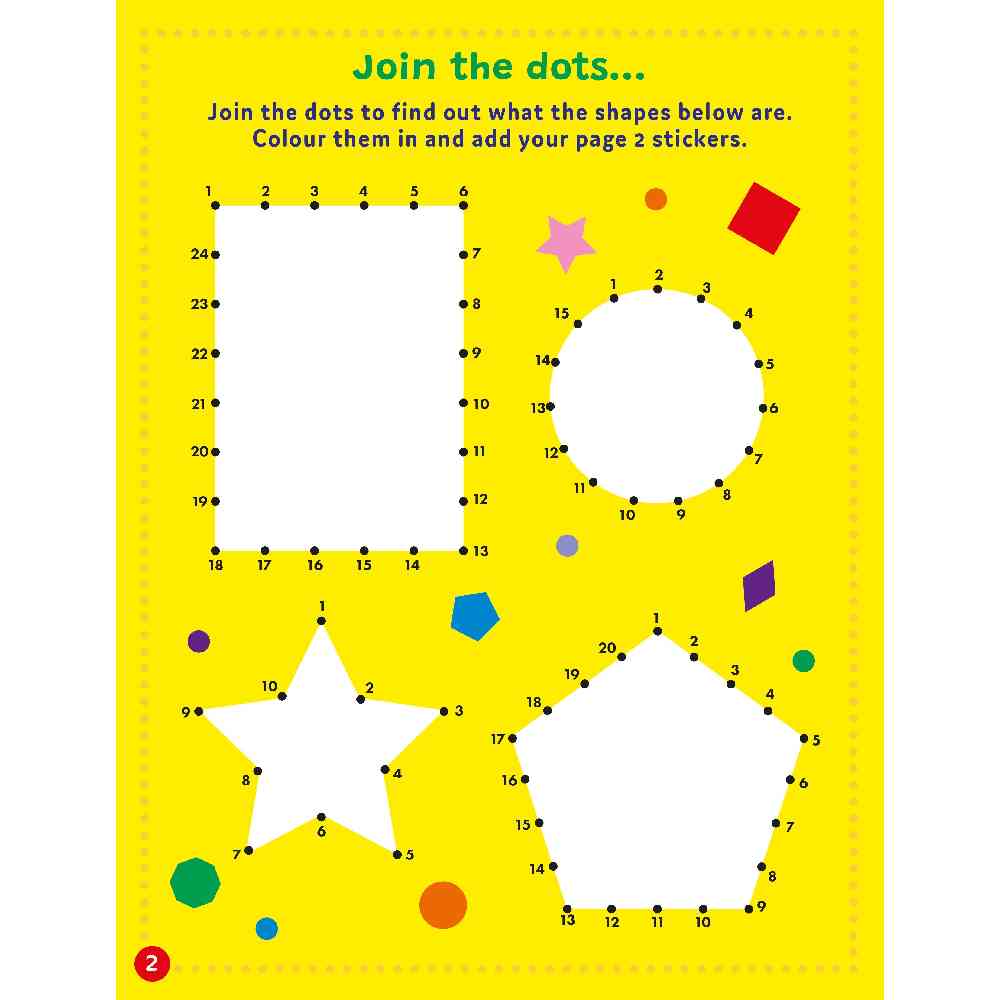 Little Adventures My First Shapes & Colours Sticker