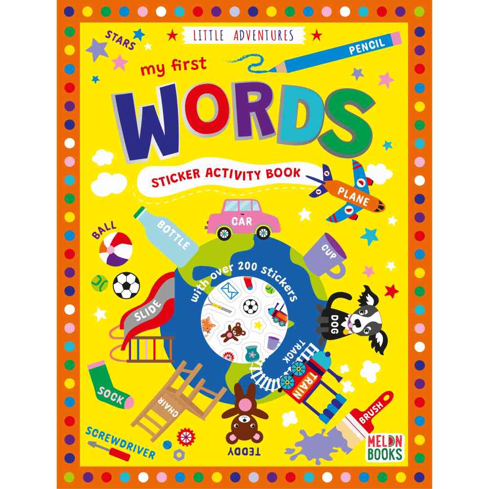 Little Adventures My First Words Sticker