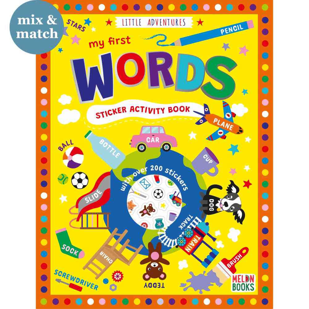Little Adventures My First Words Sticker