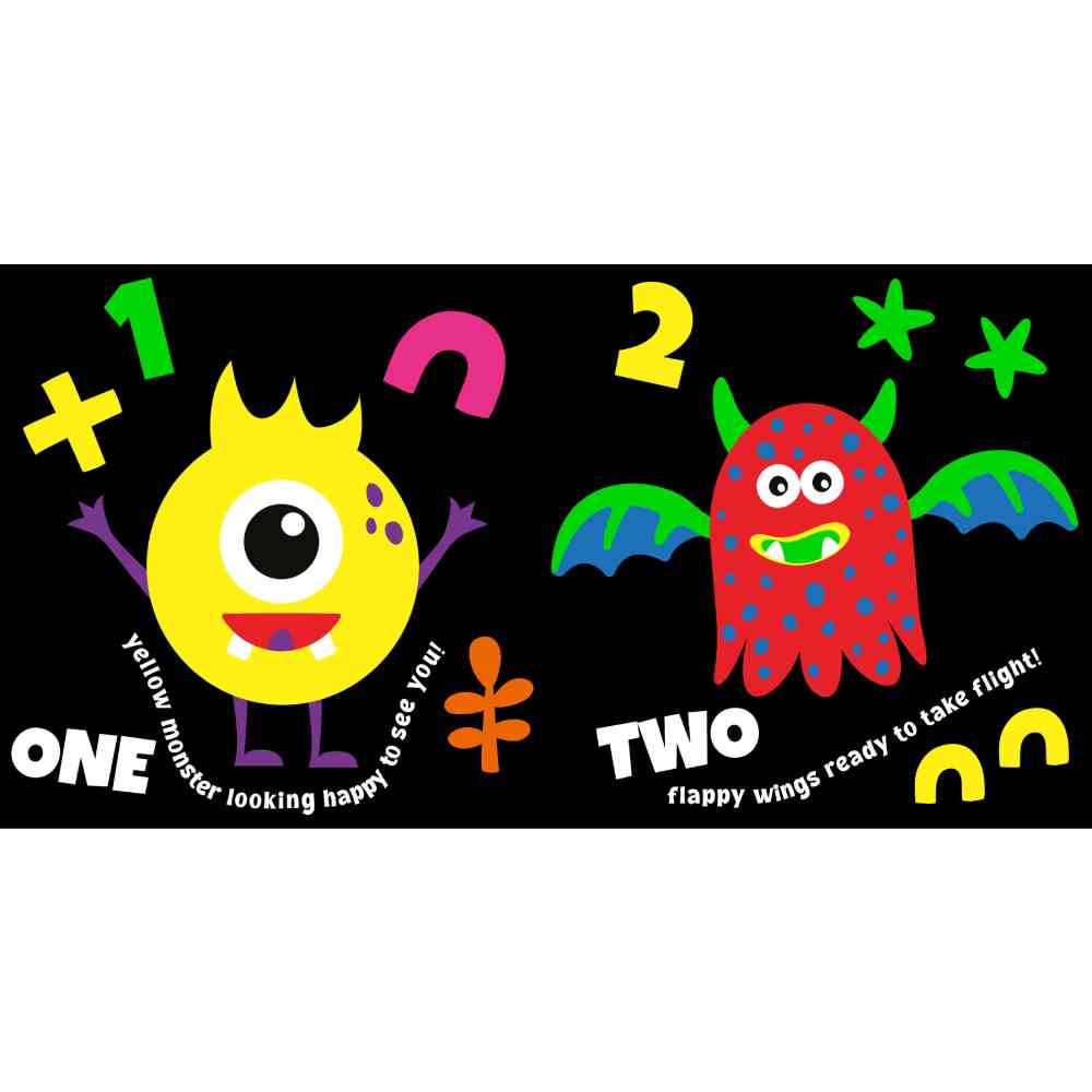 Neon Buddies Counting Monsters