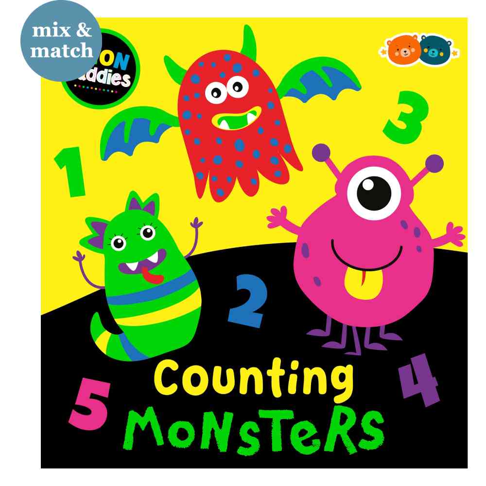 Neon Buddies Counting Monsters
