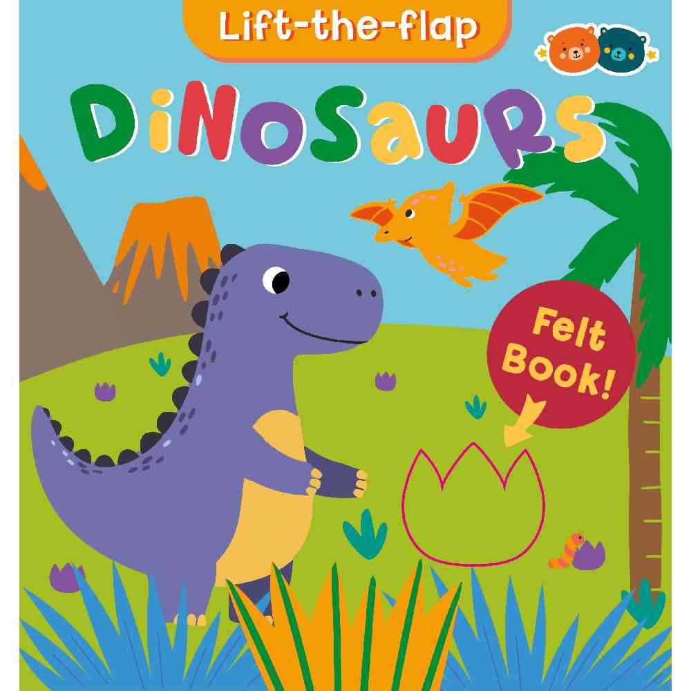 Felt Book Lift the Flap Dinosaurs