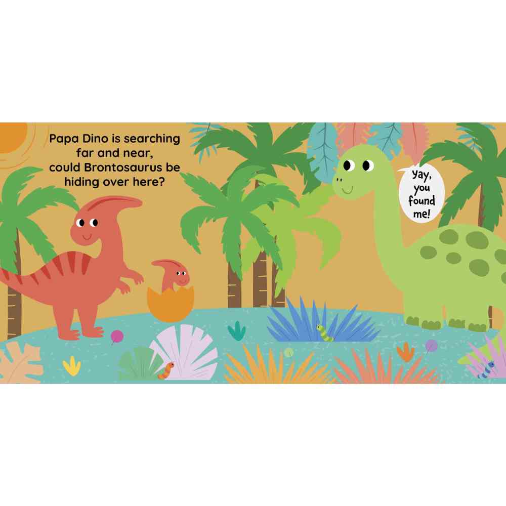 Felt Book Lift the Flap Dinosaurs