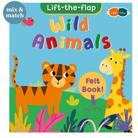 Felt Book Lift the Flap Wild Animals