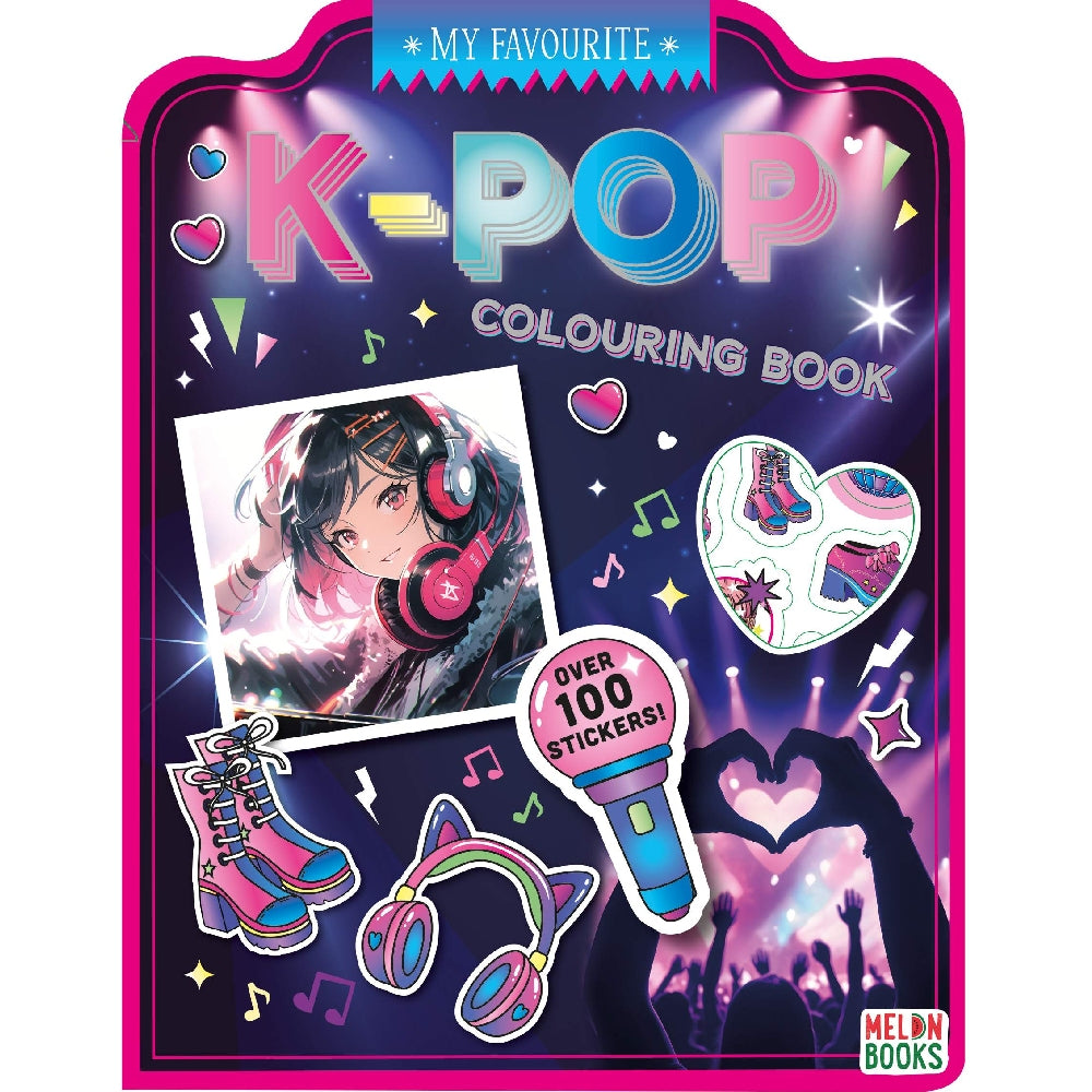 I love K-POP Colouring book
