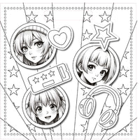 I love K-POP Colouring Pad