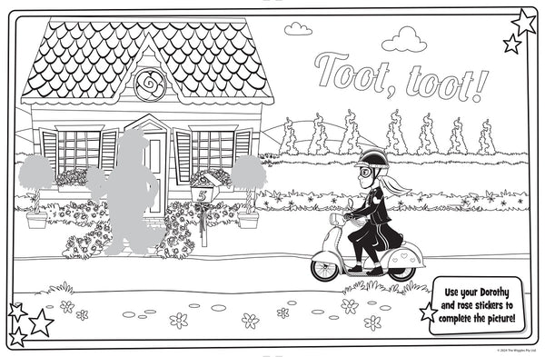 Wiggles A Rainy Day Sticker Colouring