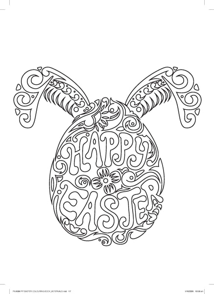 Easter Bunnies Colouring Book