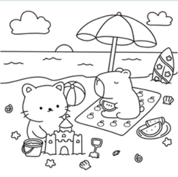 Snug Life - A Cosy Colouring Book
