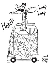 Zootopia Jumbo Cosy Colouring