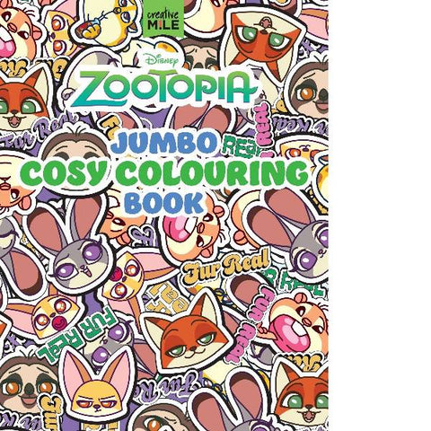 Zootopia Jumbo Cosy Colouring