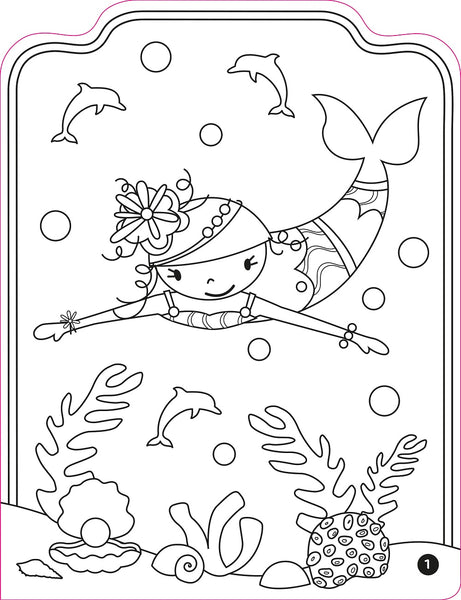My Favourite  Mermaid Colouring