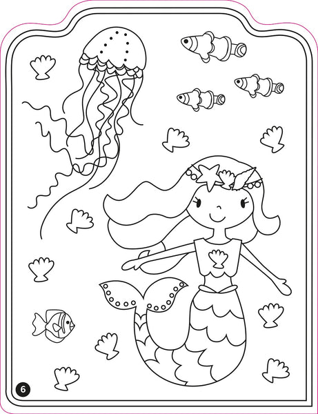 My Favourite  Mermaid Colouring