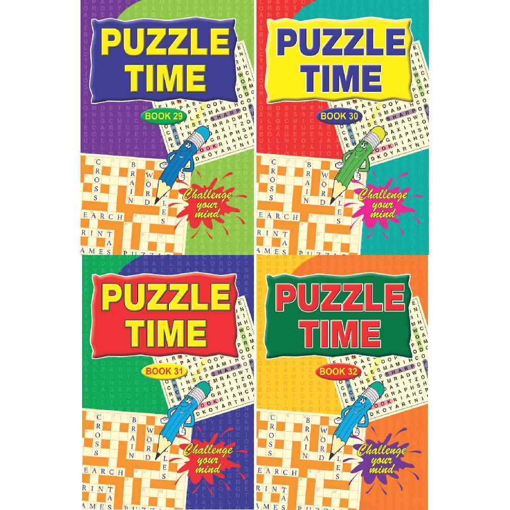 A5 Puzzle Time Book 29-32 Available December