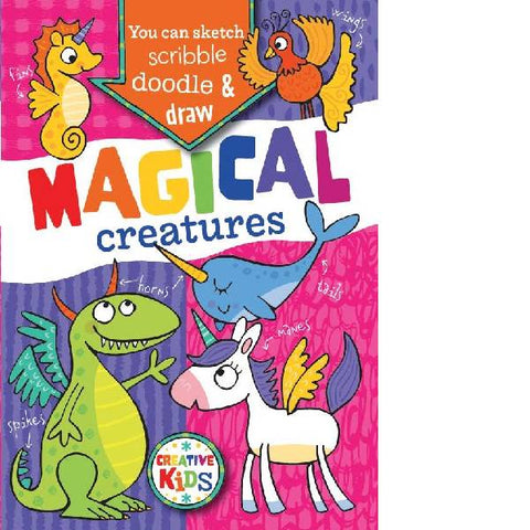 Magical Creatures Doodle Book