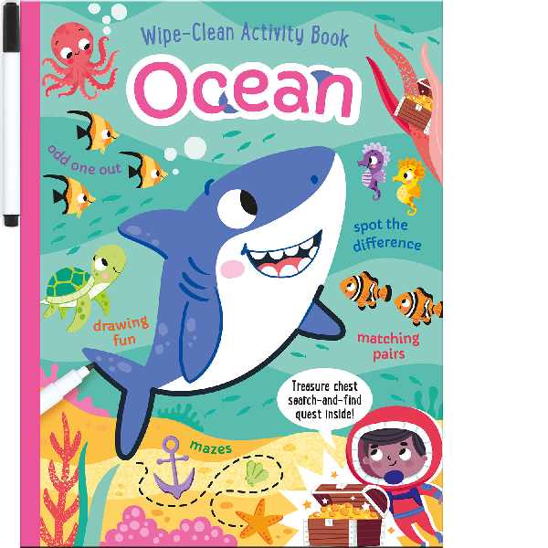 Ocean Wipe Clean Activity Fun AVAILABLE 18TH MARCH