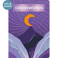 Linen Look Crossword  Puzzle Book 256 page