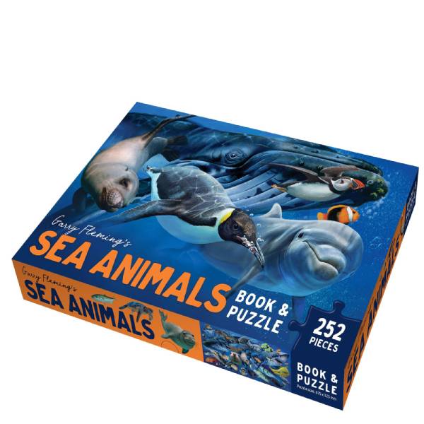 Sea Animals Book and Jigsaw
