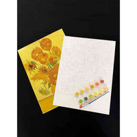 A3 Envelope Paint By Numbers Sunflowers