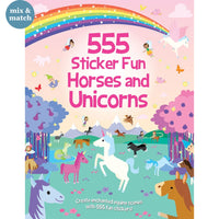 555 Sticker Fun Horses & Unicorns