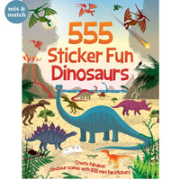 555 Sticker Fun Dinosaurs